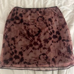 Pretty little thing mesh skirt